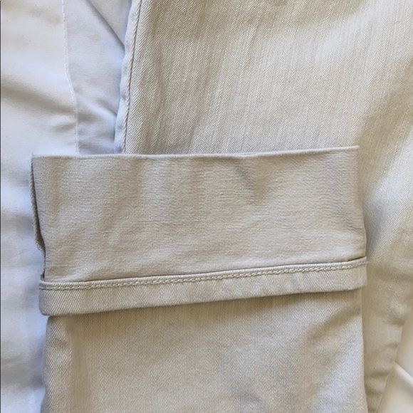 Nydj Wide Cuff Capri Cream Color - Picture 5 of 5